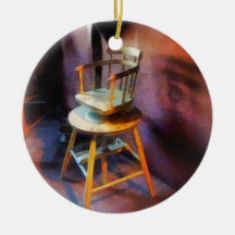 Vintage Child's Barber Chair Christmas Tree Ornaments