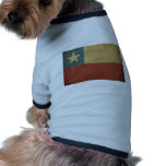 Vintage Chile Flag Pet T Shirt