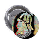 Vintage Chile Santiago Travel Pinback Button