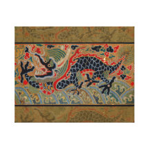 Vintage Chinese Dragon Symbol of Strength Canvas Prints