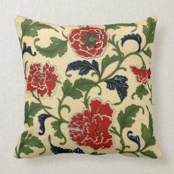Vintage Chinese Flower Vine - Pillow