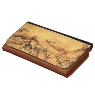 Vintage Chinese Sumi-e painting landscape scenery