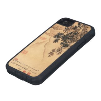 Vintage Chinese Sumi-e painting landscape scenery iPhone 5 Cases