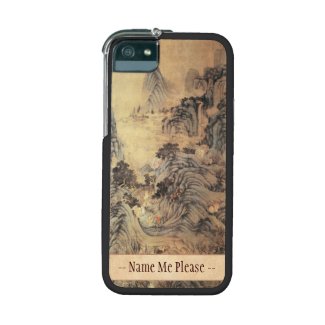 Vintage Chinese Sumi-e painting landscape scenery iPhone 5 Case