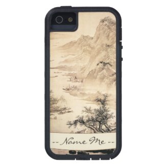 Vintage Chinese Sumi-e painting landscape scenery Case For iPhone 5