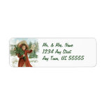 Vintage Christmas Address Labels