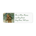 Vintage Christmas Address Labels