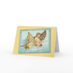 Vintage Christmas Angel and Butterfly