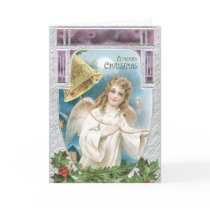 Vintage Christmas Angel Card