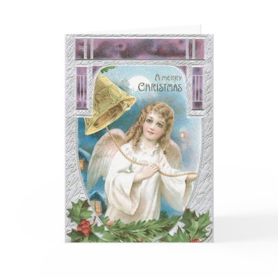 Vintage Christmas Angel Card