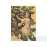 Vintage Christmas Angel Card