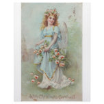 Vintage Christmas Angel Custom Letterhead