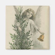 Vintage Christmas Angel Magnet
