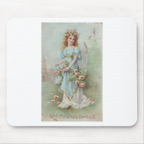 Vintage Christmas Angel mousepads by spyderfyngers Vintage Christmas Angel mousepads