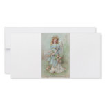 Vintage Christmas Angel Photo Card Template