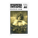 Vintage Christmas Angel postage by izabella777 Vintage Christmas Angel postage