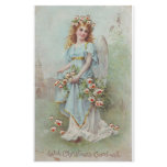 Vintage Christmas Angel Personalized Stationery