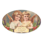 Vintage Christmas Angels Sticker