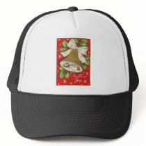 Vintage Christmas Bells Trucker Hats