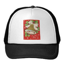 Vintage Christmas Bells Trucker Hats