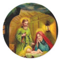 Vintage Christmas Birth of Jesus stickers by forbes1954 Vintage Christmas Birth of Jesus stickers