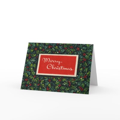 Vintage Christmas Card
