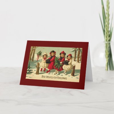 Vintage Christmas Greeting Card