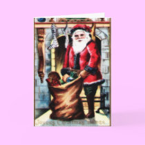 Weinlese-Weihnachten karten