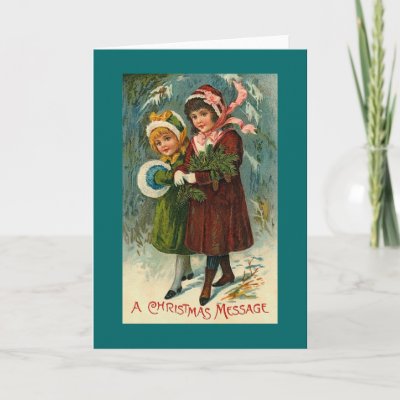 Vintage Christmas Greeting Card