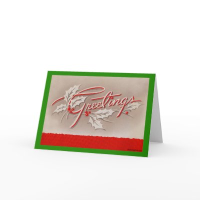 Vintage Christmas Card