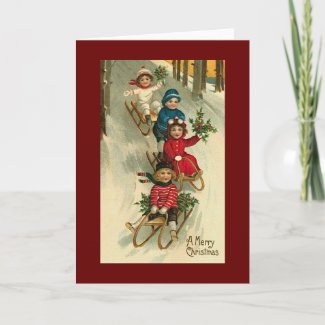 vintage christmas card