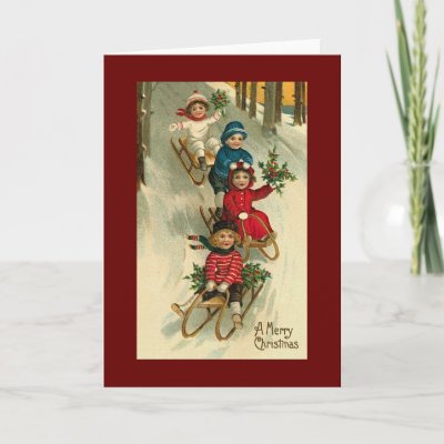 vintage christmas card