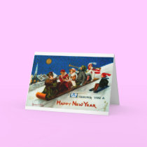 Weinlese-Weihnachten karten