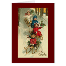 vintage christmas card