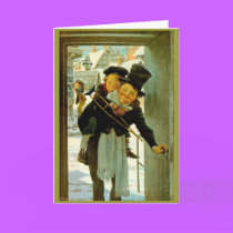 Vintage Christmas Card "A Christmas Carol" cards