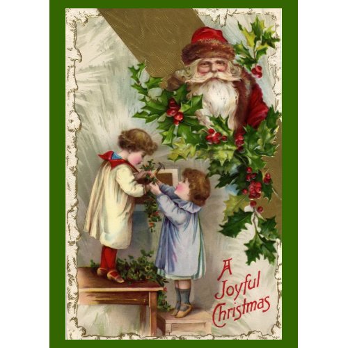 Vintage Christmas Card Card card