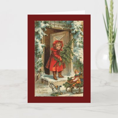 Vintage Christmas Card Design