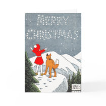 Vintage Christmas Card Design