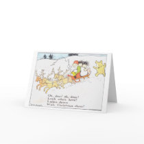 Vintage Christmas Card Design