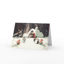 Vintage Christmas Card Design