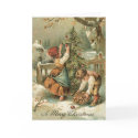 Vintage Christmas Card - Very sweet card by xmasstore Vintage Christmas Card - Very sweet card