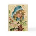 Vintage Christmas Card Wishing You Cheer