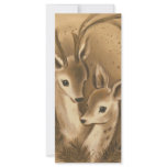 Vintage Christmas Deer rack cards