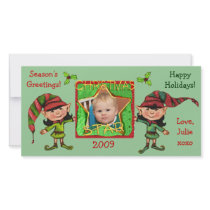 Vintage Christmas Elves Photo Card photo cards by jamiecreates1 Vintage Christmas Elves Photo Card photo cards