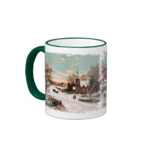 Vintage Christmas Eve Coffee Mug