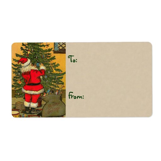 vintage christmas gift tags large label zazzle vintage christmas gift tags large label zazzle