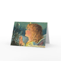 Vintage Christmas Girl cards