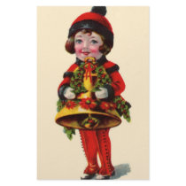 Vintage Christmas Girl Stationery Design