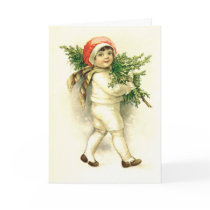Vintage Christmas Greeting Card
