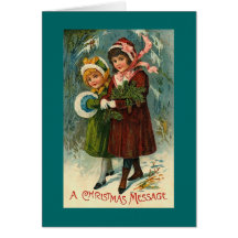 Vintage Christmas Greeting Card